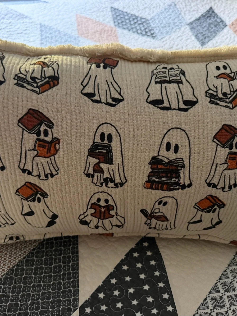 Rachel Zoe Ghosts Reading pillow